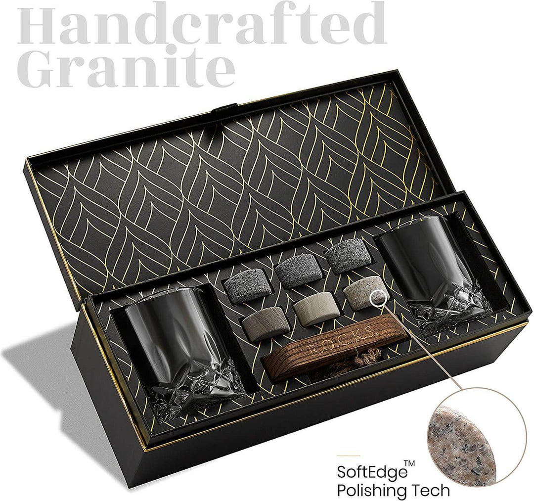 Whiskey Stones And Glasses Set
