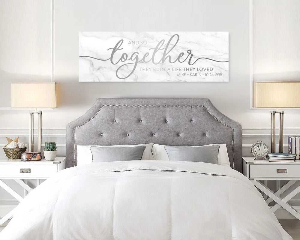 Personalized Print And So Together They Built The Life They Love