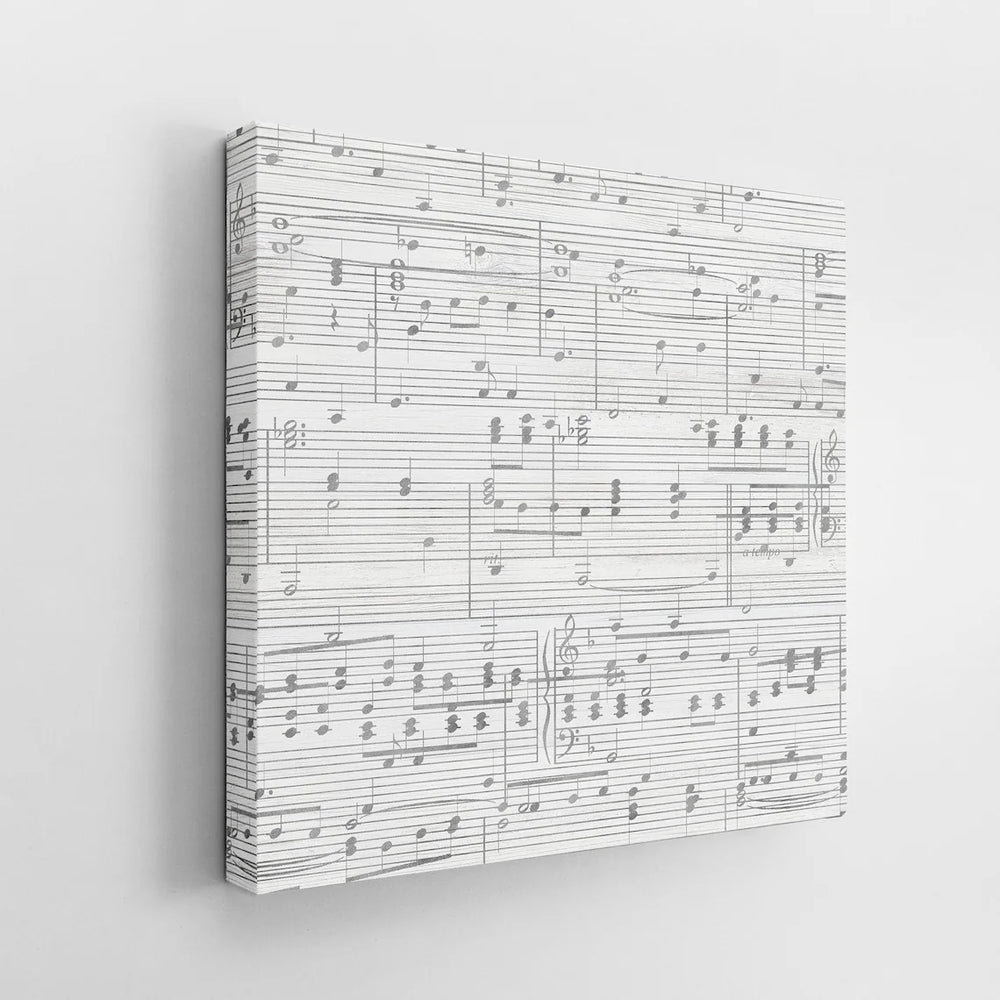 Sheet Music Canvas 25th Wedding Anniversary Gift