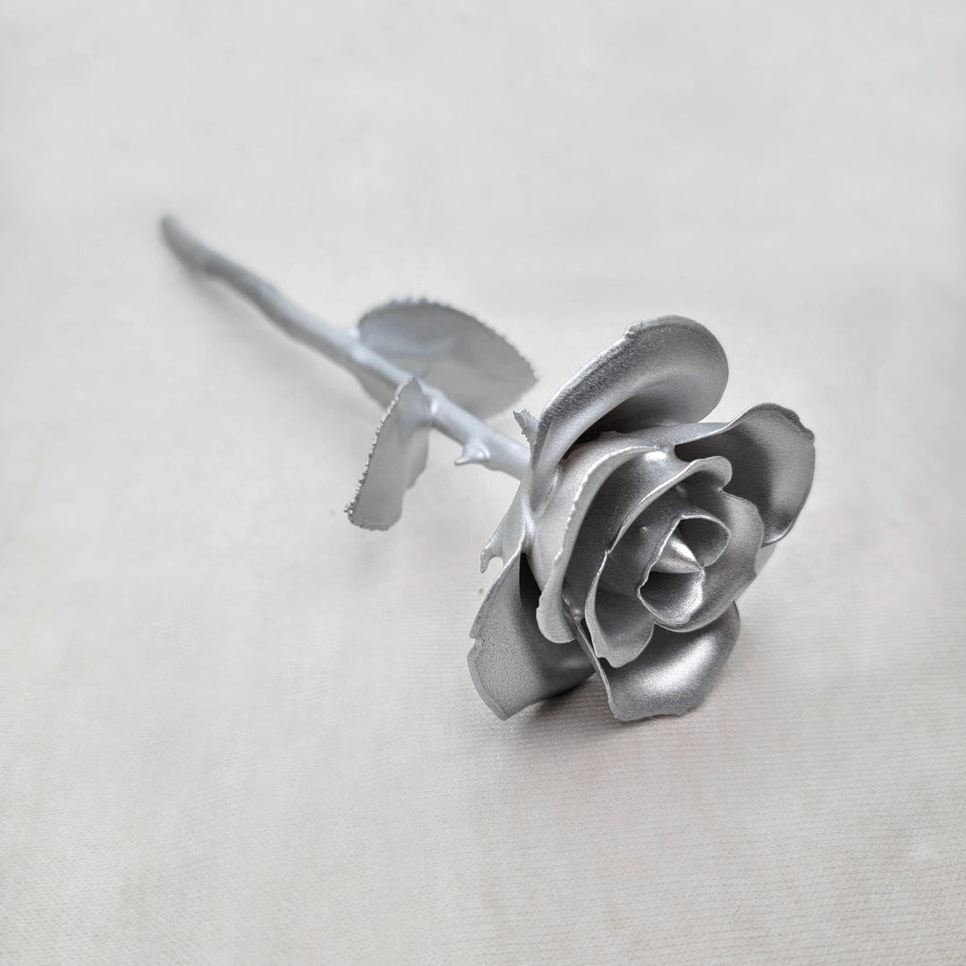 Silver Rose Anniversary Gift