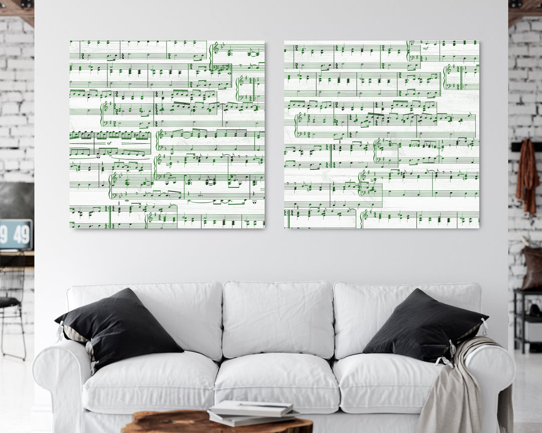 55th Anniversary Gift- Sheet Music Canvas