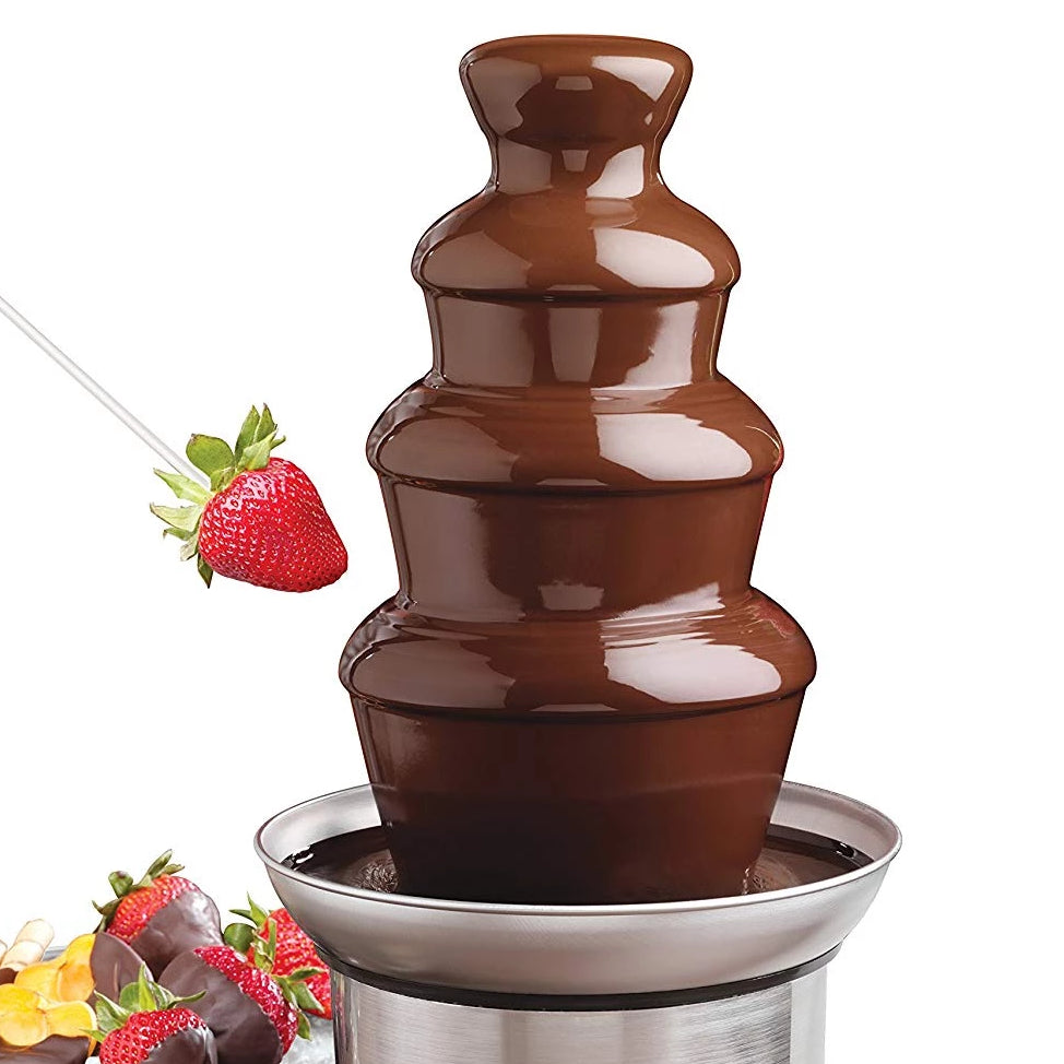 Fontaine Chocolate 12個 Nostalgia 2-pound Stainless Steel Chocolate Fondue Fountain