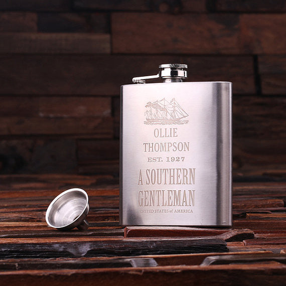 All That Is Man Flask - Custom