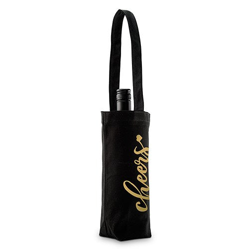 Monogrammed wine 2025 bag