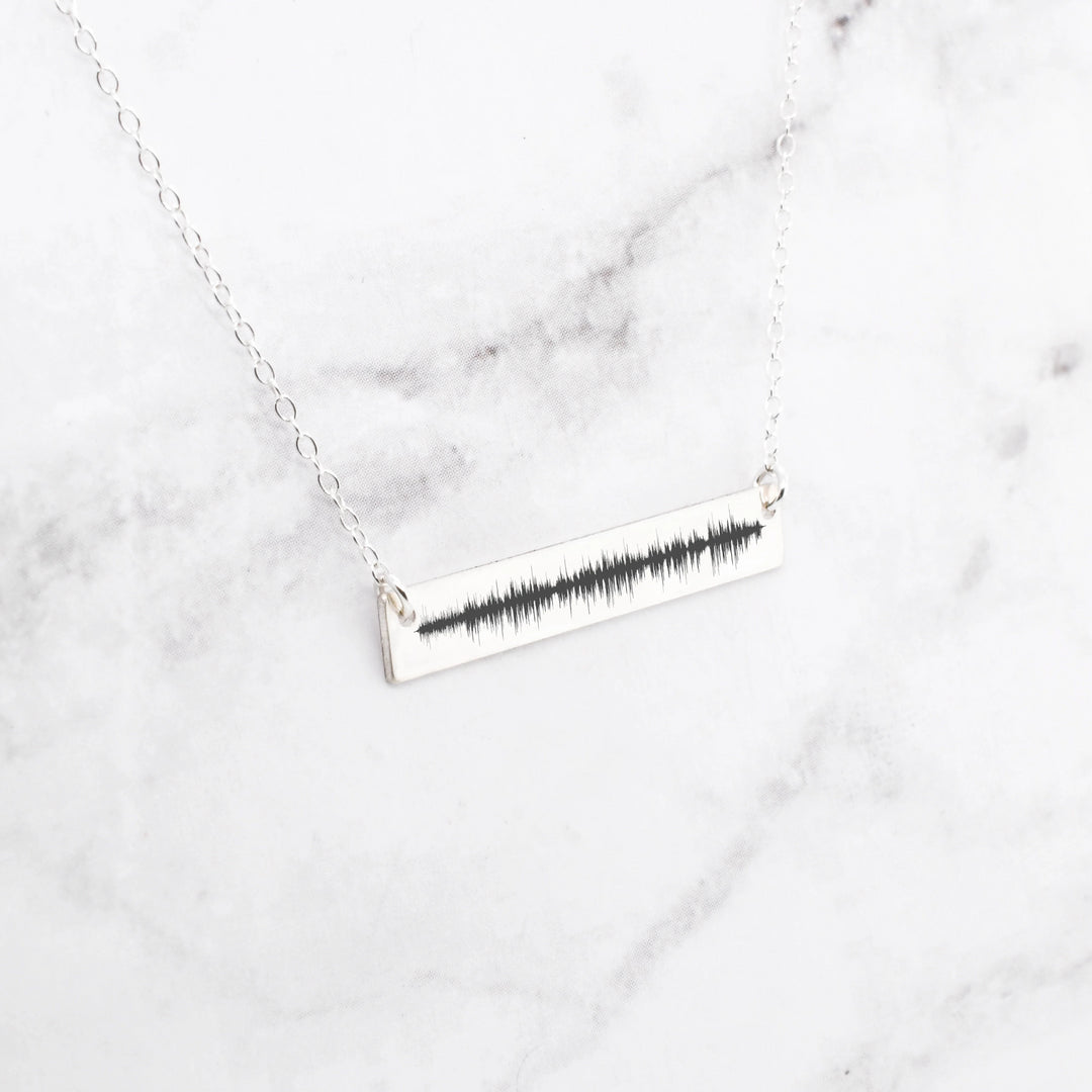 Soundwave Necklace - 11th Anniversary Gift