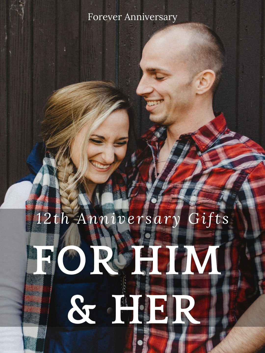 12th Anniversary Gifts for Him and Her