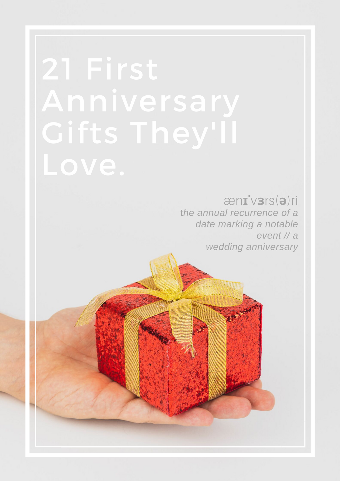 21 Meaningful First Year Anniversary Gifts They'll Love