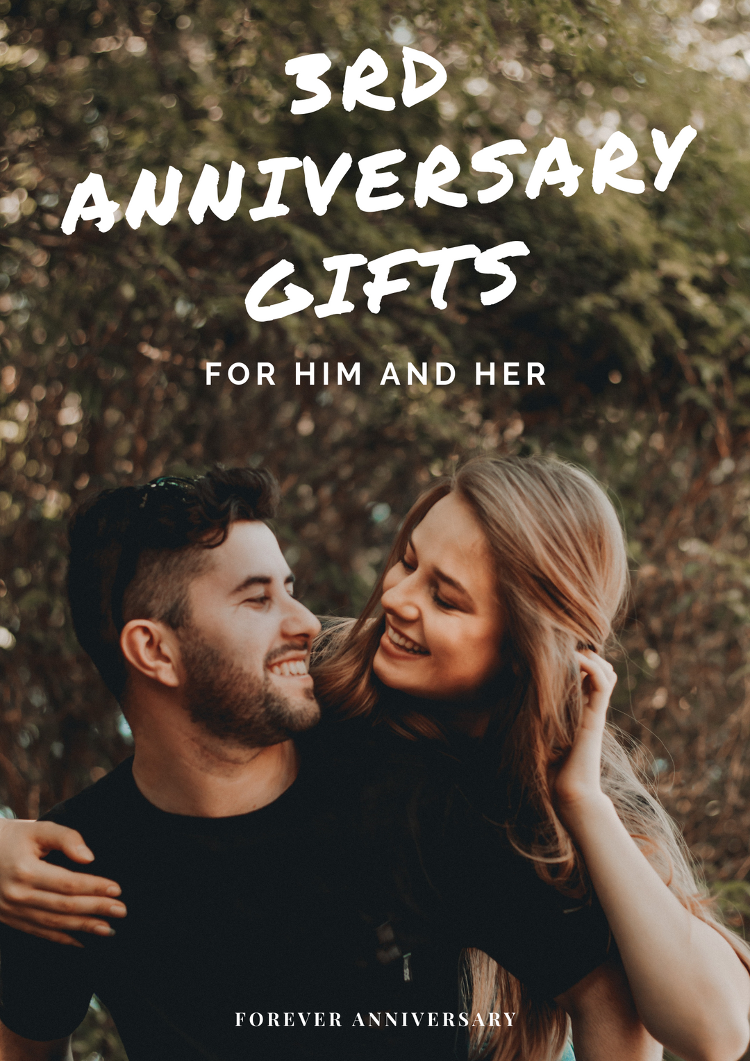 3rd Anniversary Gifts for Him and Her