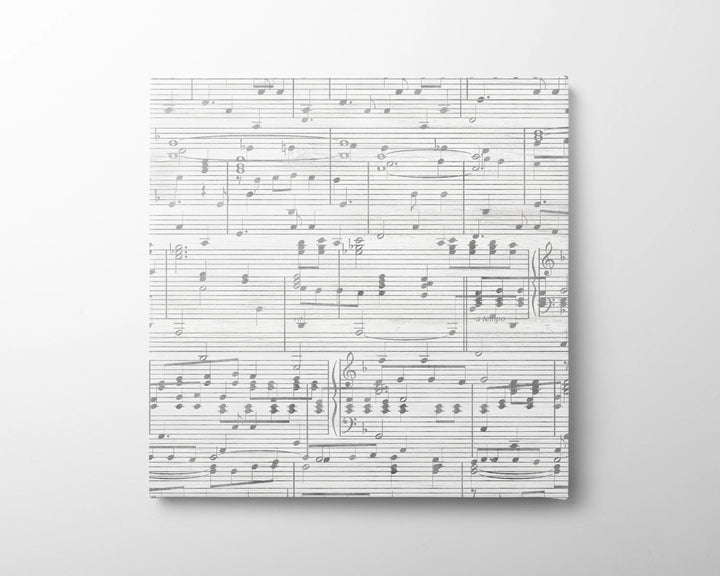 25th Anniversary Sheet Music Canvas Gift