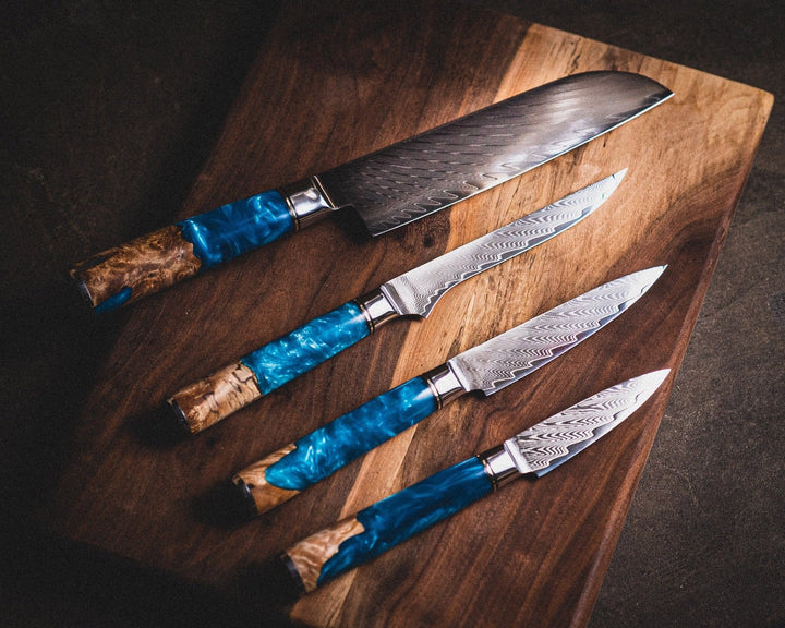 Sapphire Japanese Steel Knives 45th Anniversary Gift