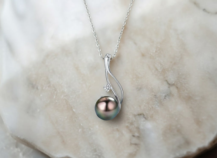 Black Pearl Necklace Anniversary