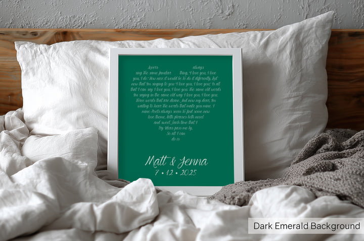 Emerald Anniversary Print