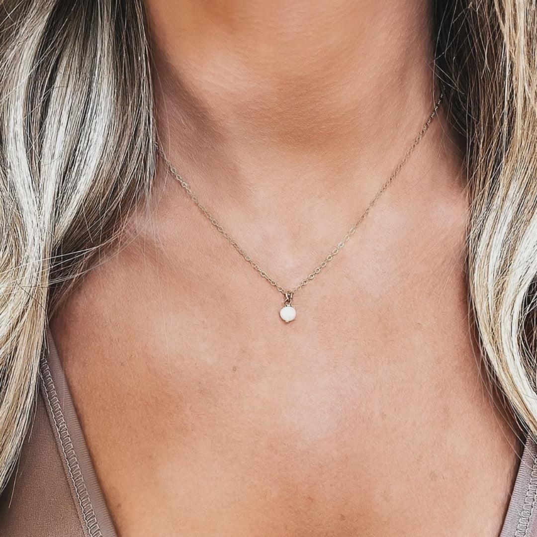 Single Pearl Necklace