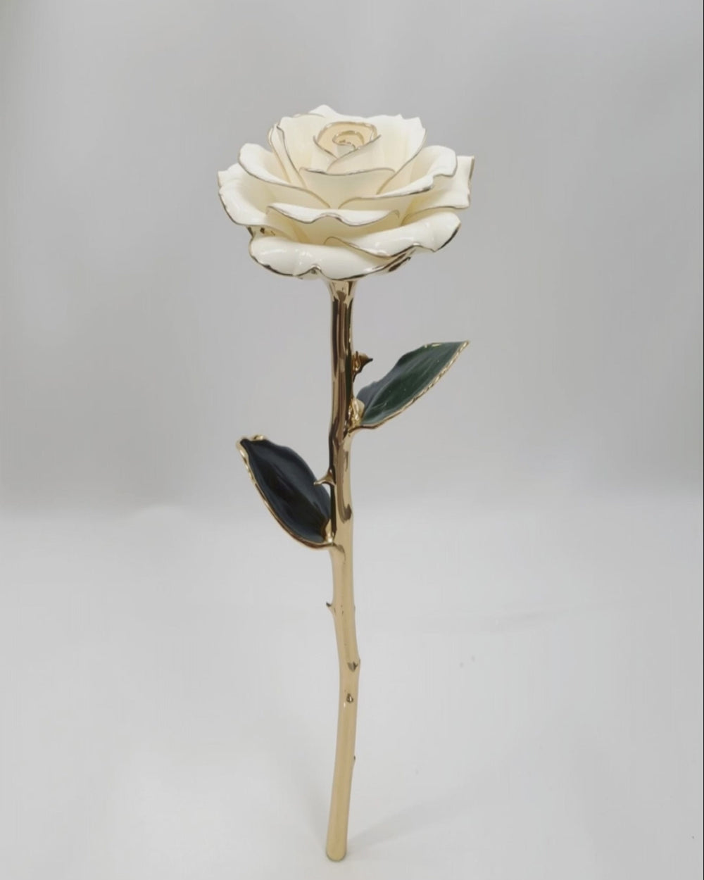 White Pearl Flower Anniversary Gift