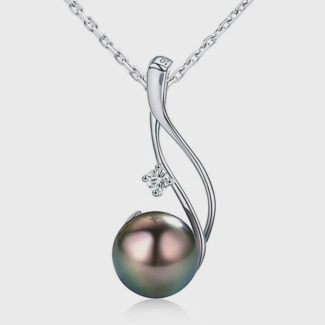 Black Pearl Necklace
