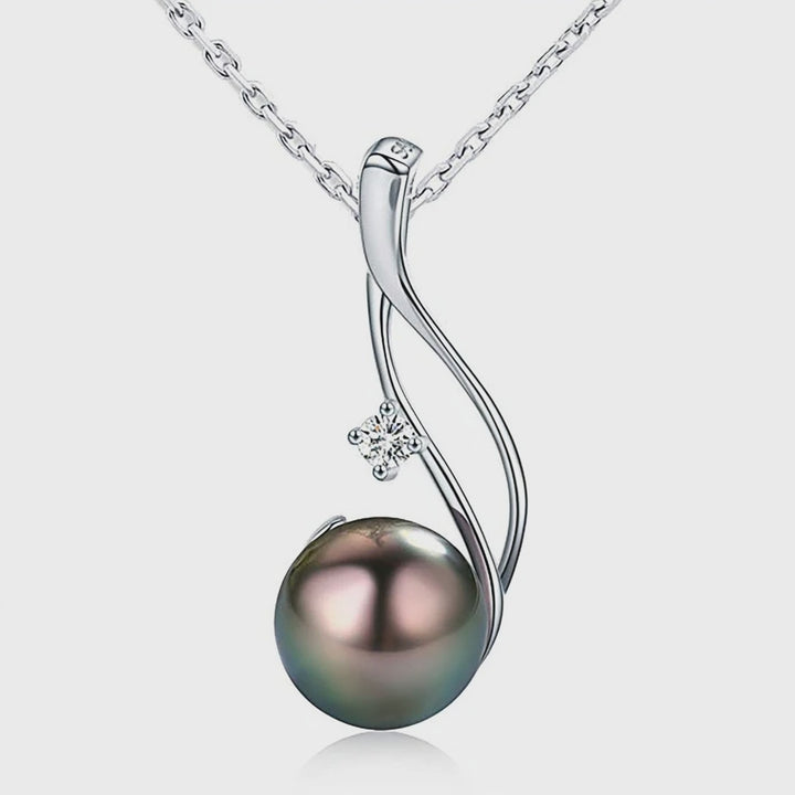 Black Pearl Necklace