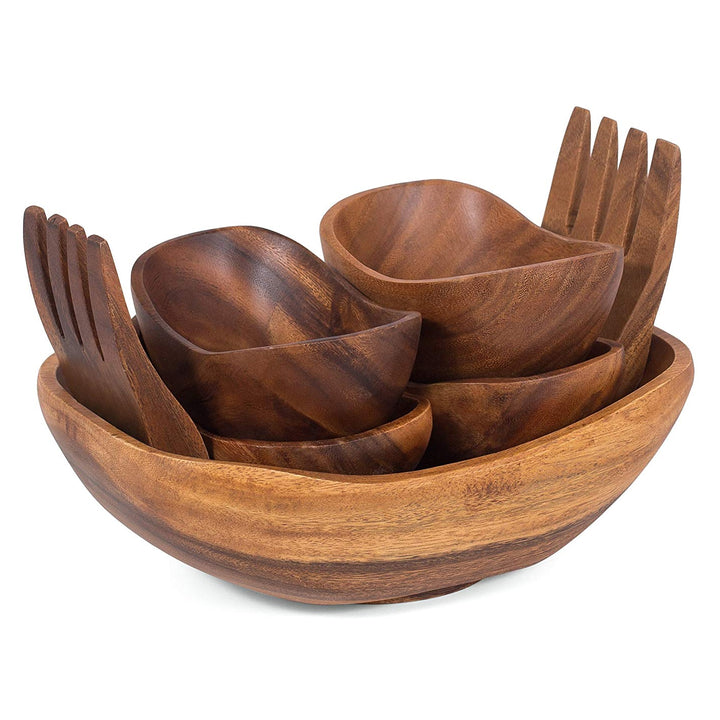 Wood Salad Bowl Anniversary Gift