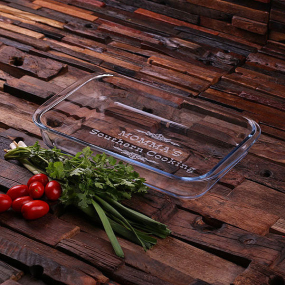Glass Baking Dish Set - Personalized