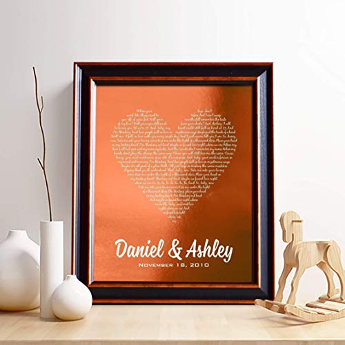 Copper Art- Personalized Copper Art Print