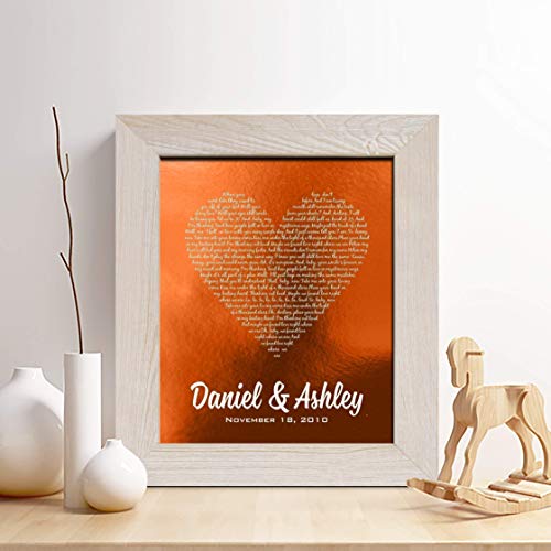 Copper Art- Personalized Copper Art Print