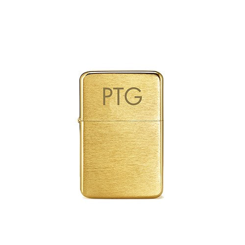 Gold Personalized Monogram Lighter
