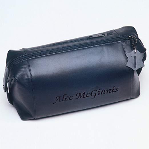 Leather Toiletry Bag- Personalized