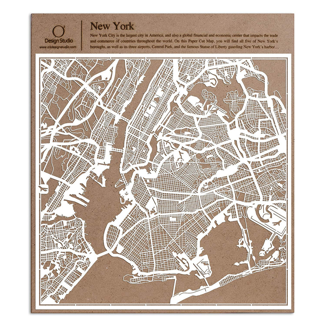 Paper Art- Paper Cut Map