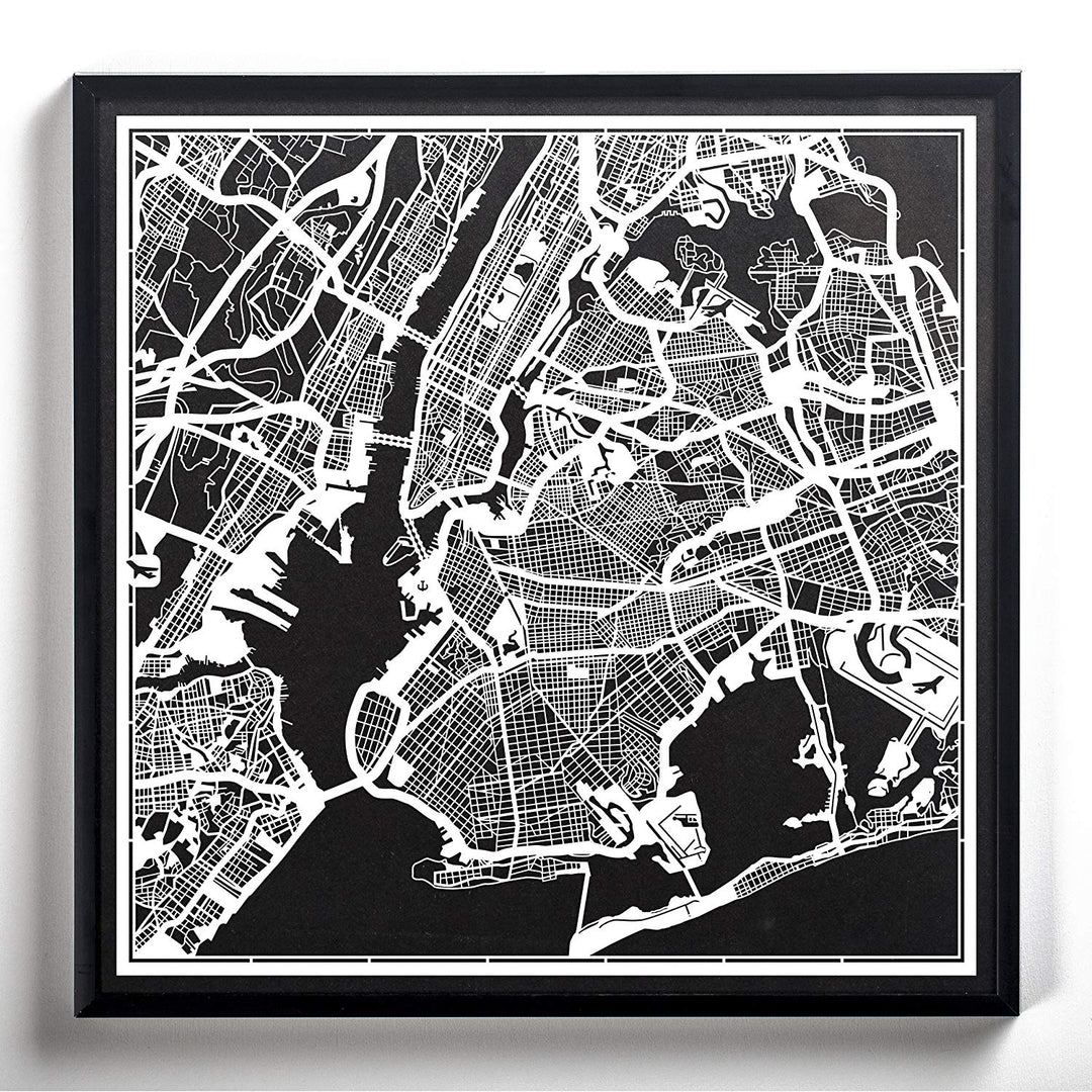 Paper Art- Paper Cut Map