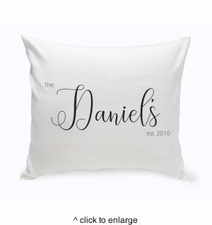 Personalized Decorative Throw Pillow