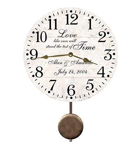 Personalized Wedding Anniversary Wall Clock