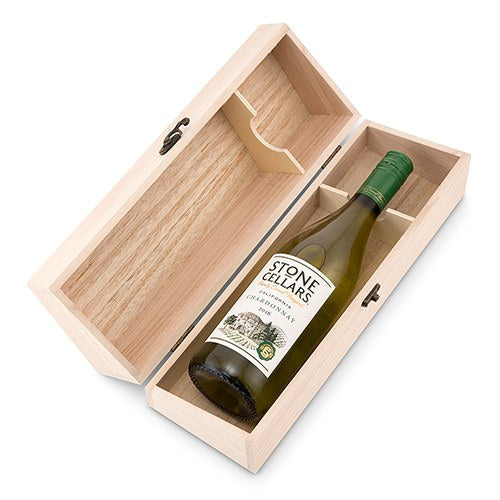 Personalized Wood Wine Holder