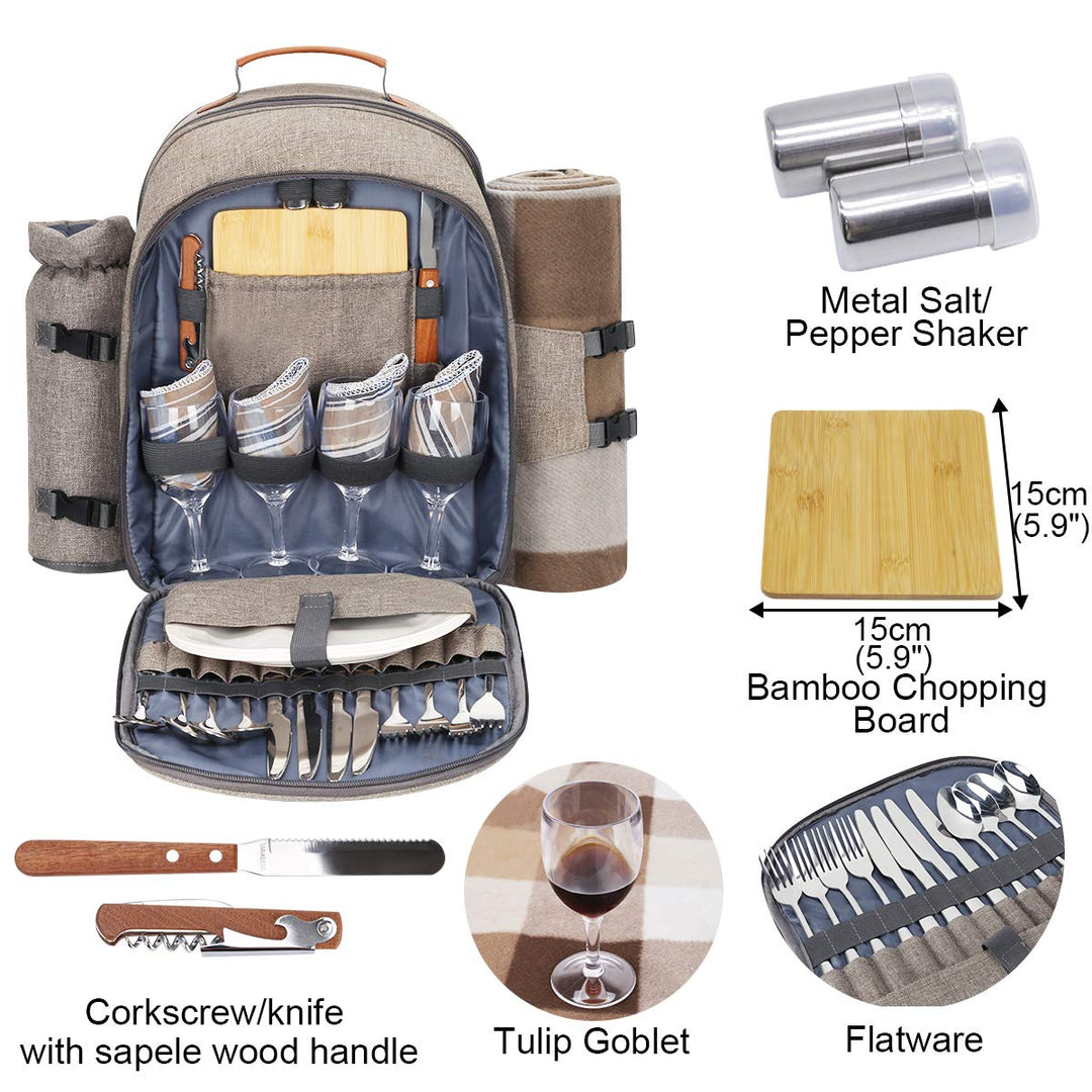 Picnic Backpack- Travel Picnic Set