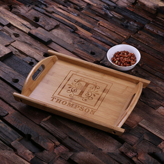 Wood Serving Tray - Personalized