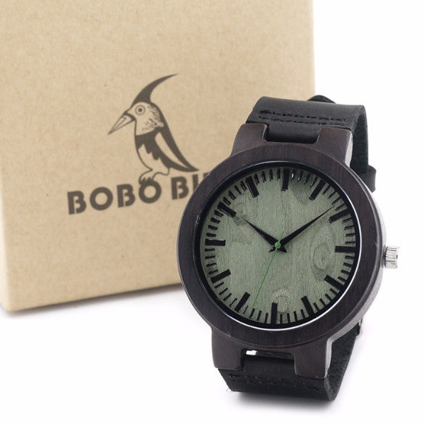 BOBO Black Wooden Watch