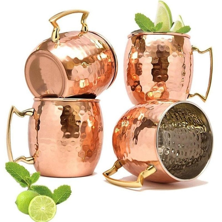 Copper Moscow Mule Mug Set