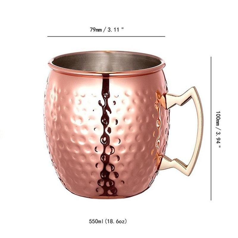 Copper Moscow Mule Mug Set